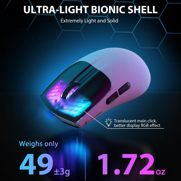ATTACK SHARK X5 (White&Black) ATTACK SHARK X5 (White&Black)